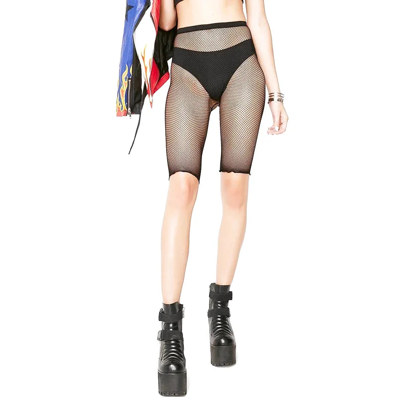 collant resille avec short 3