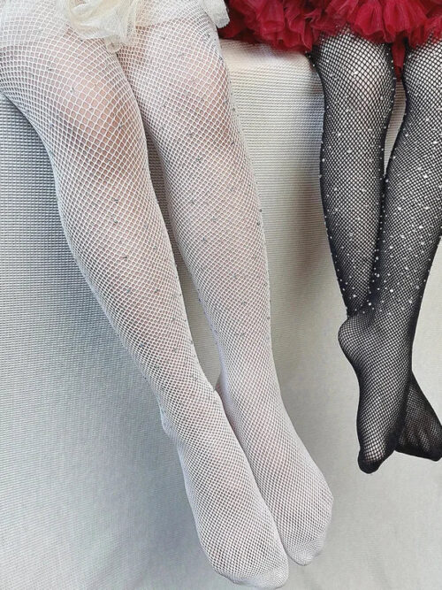 collant resille paillettes