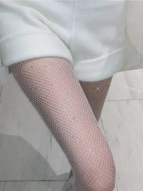 collant resille strass blanc strasse 2